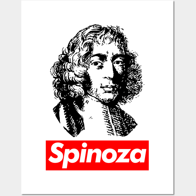Baruch Spinoza Philosopher Swag Design Wall Art by DankFutura